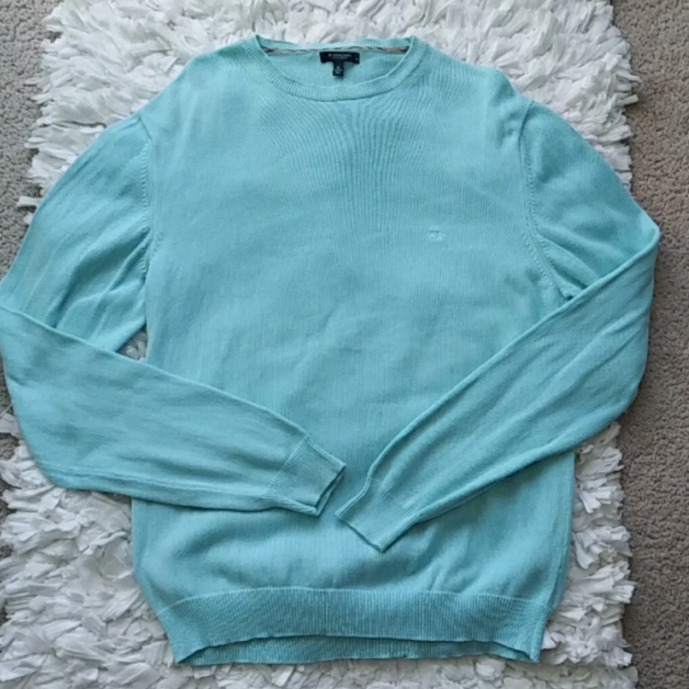 Burberry London sweater light blue 100% cotton